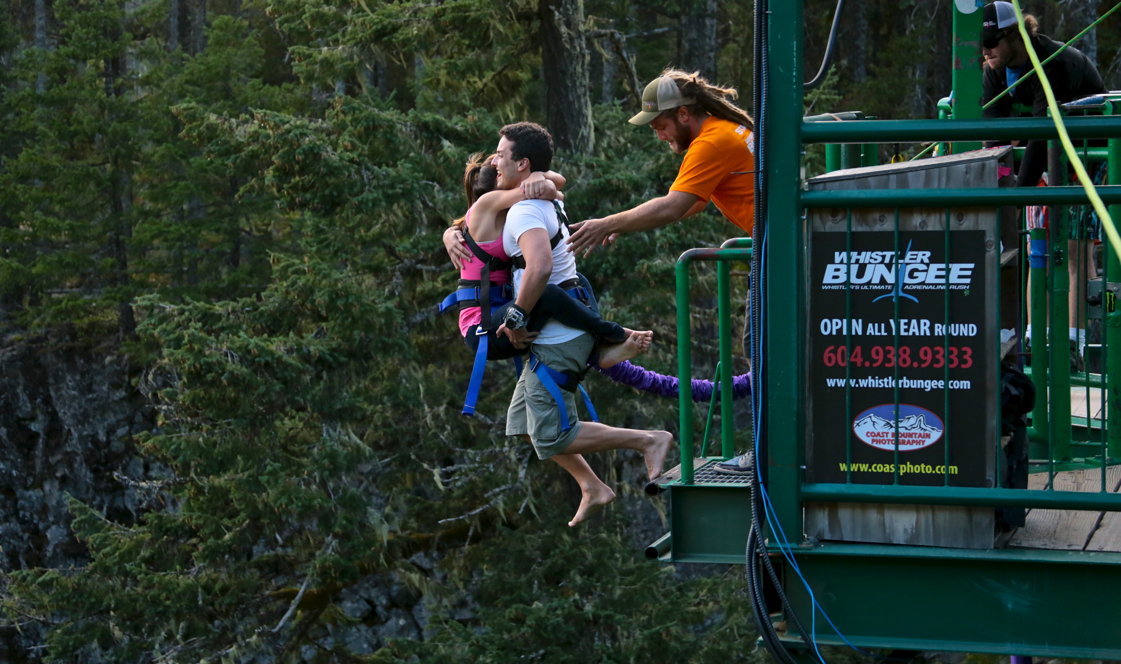 Bungee Jump em Whistler, Canadá