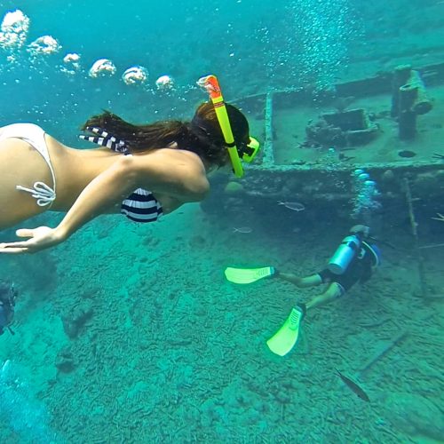 o que fazer em curaçao: snorkel no tugboat