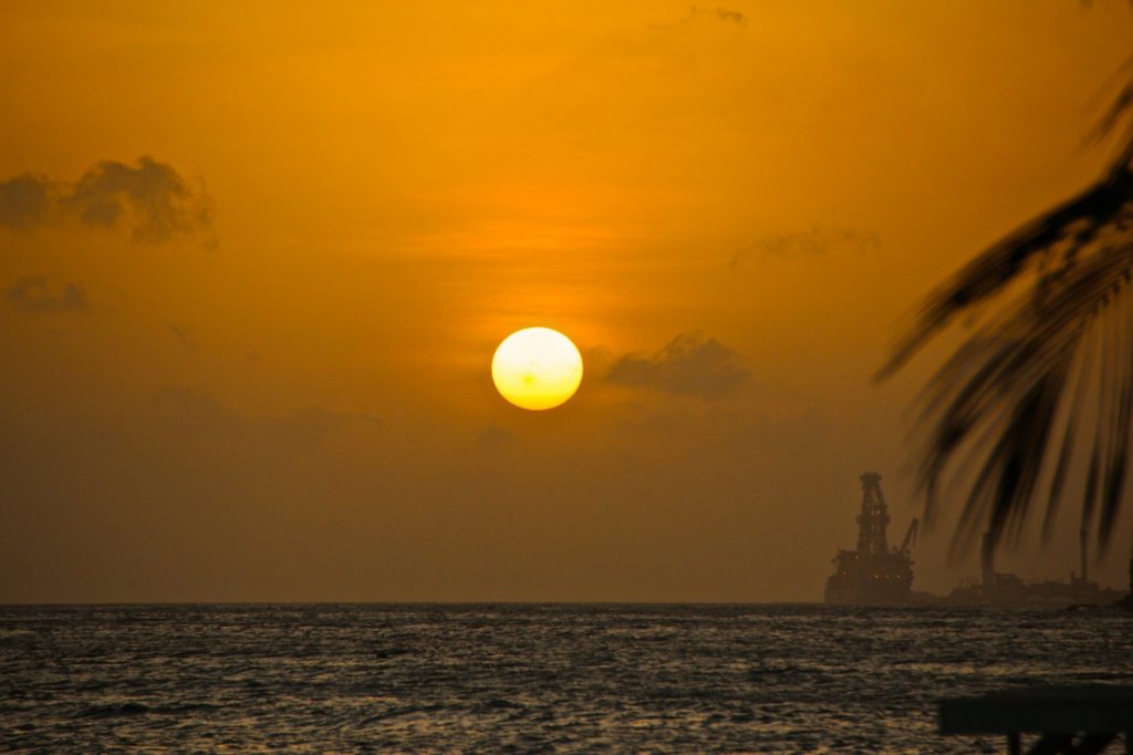 poente em Curaçao