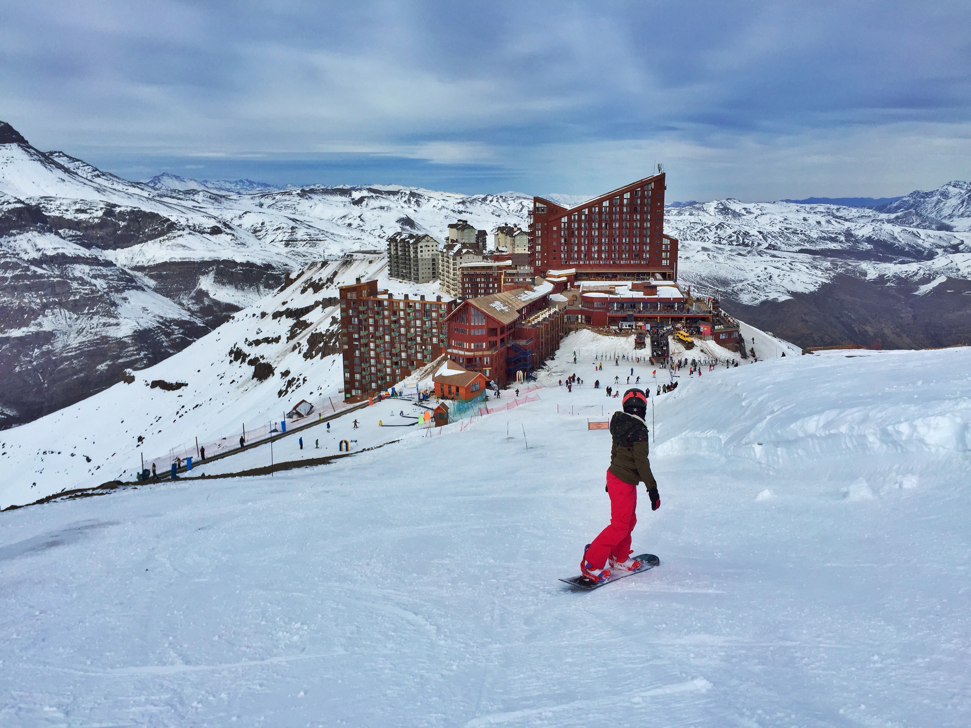 sbowboard em valle nevado