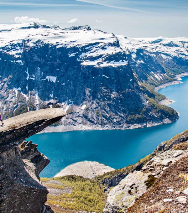 Visual de Trolltunga, na Noruega