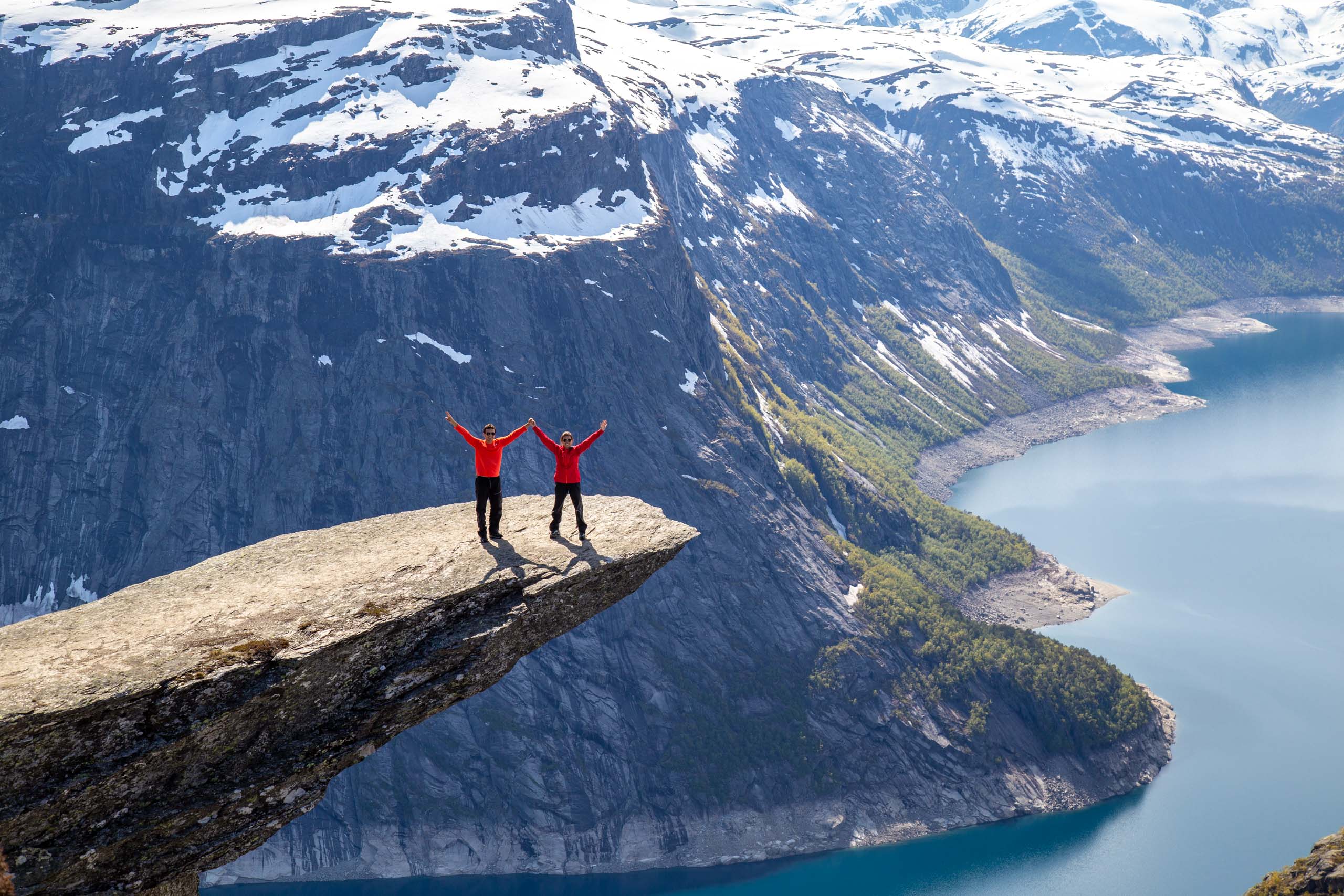 Chegada em Trolltunga