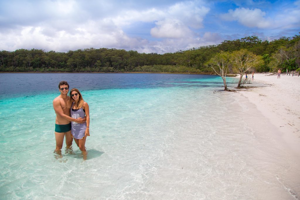 Nós dois em Fraser Island