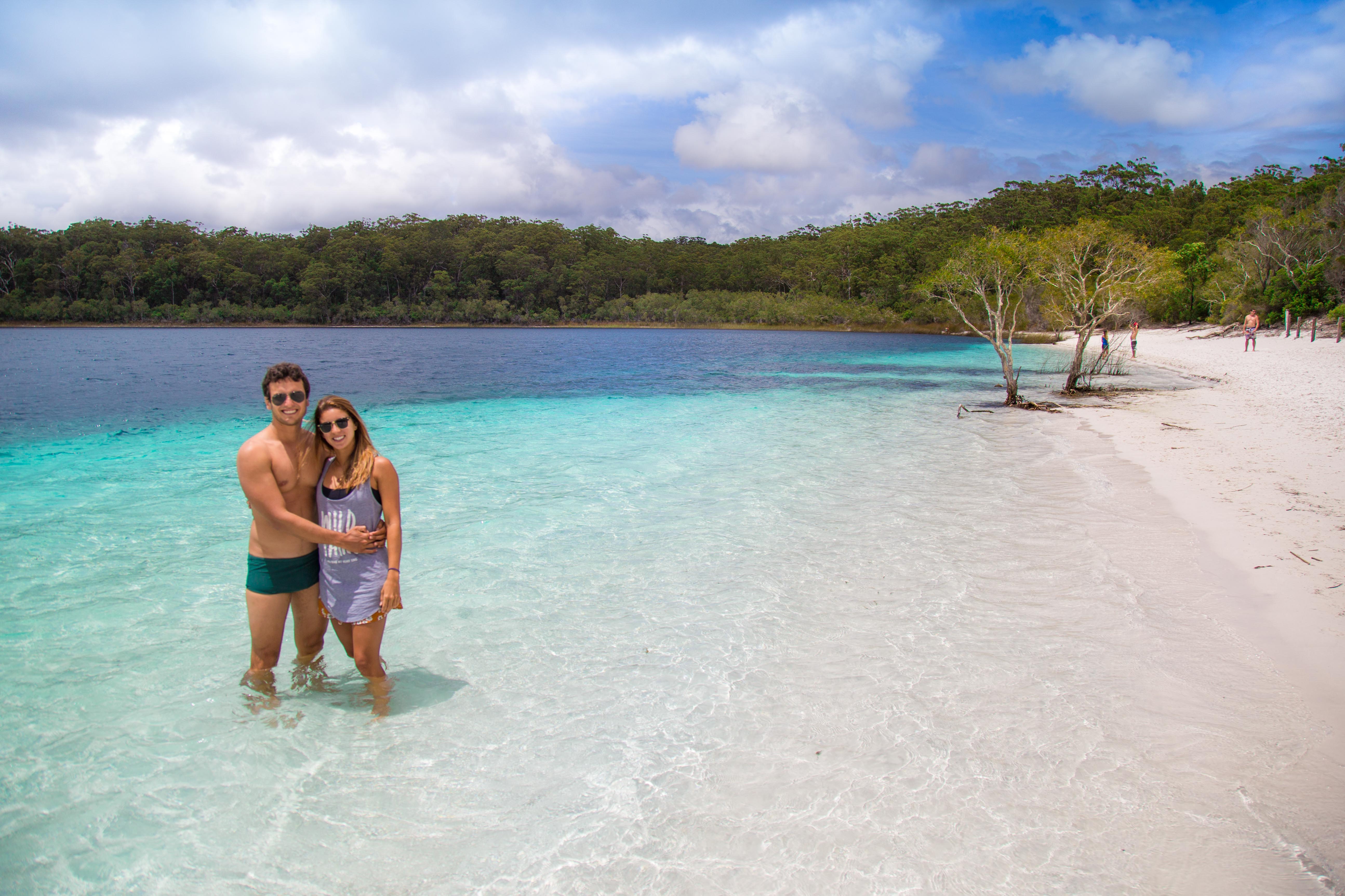 Nós dois em Fraser Island