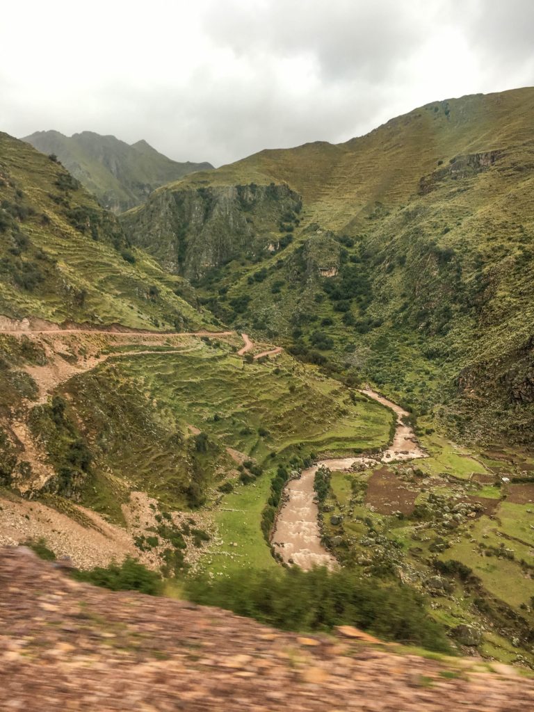 visual no carro para a trilha ausangate