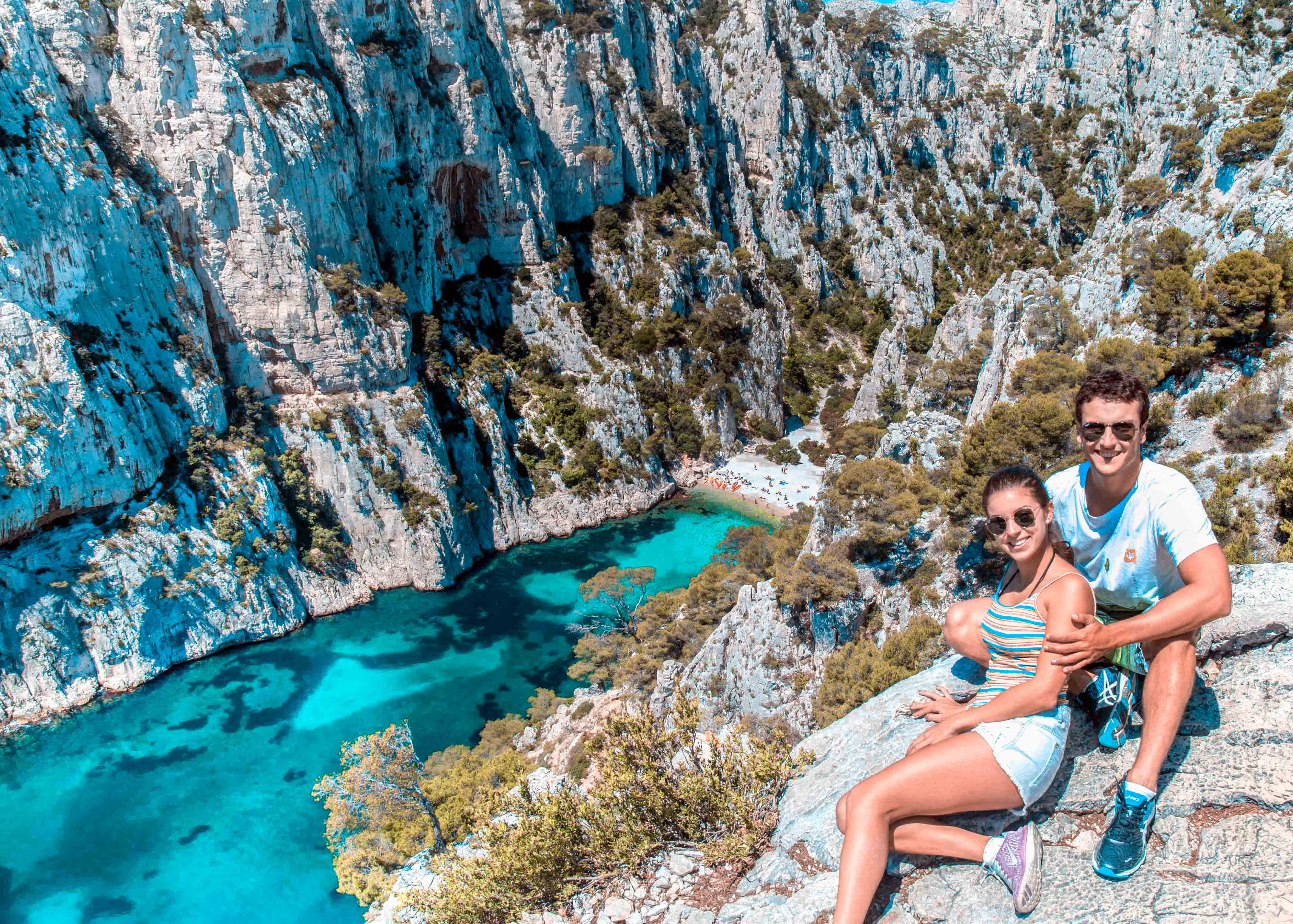 em cassis, vista para calanque Den vau