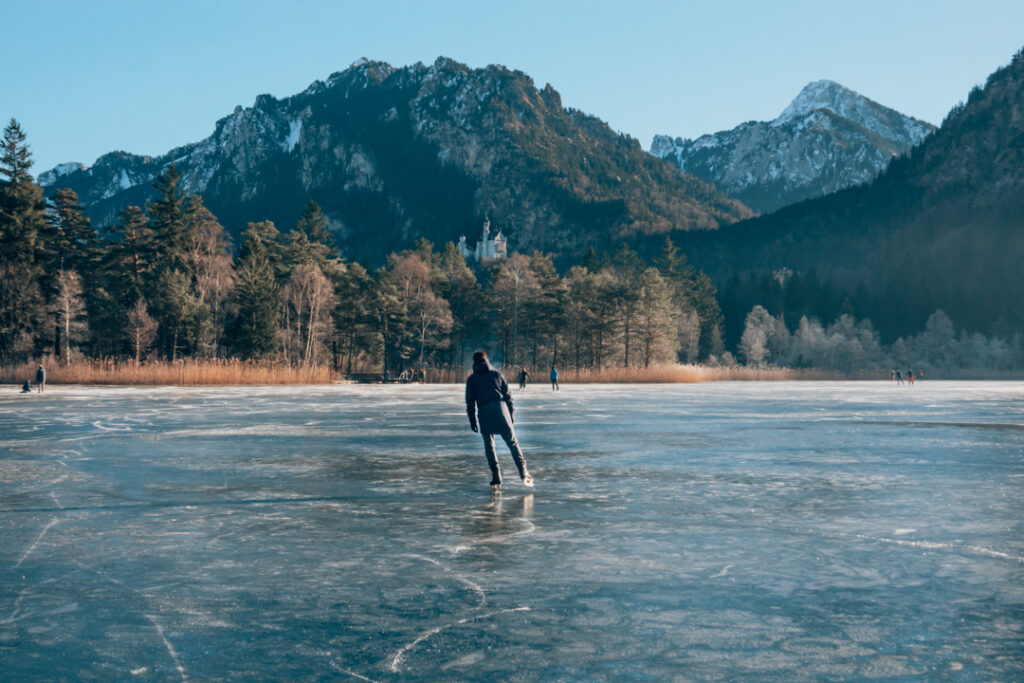 patinando no schwansee