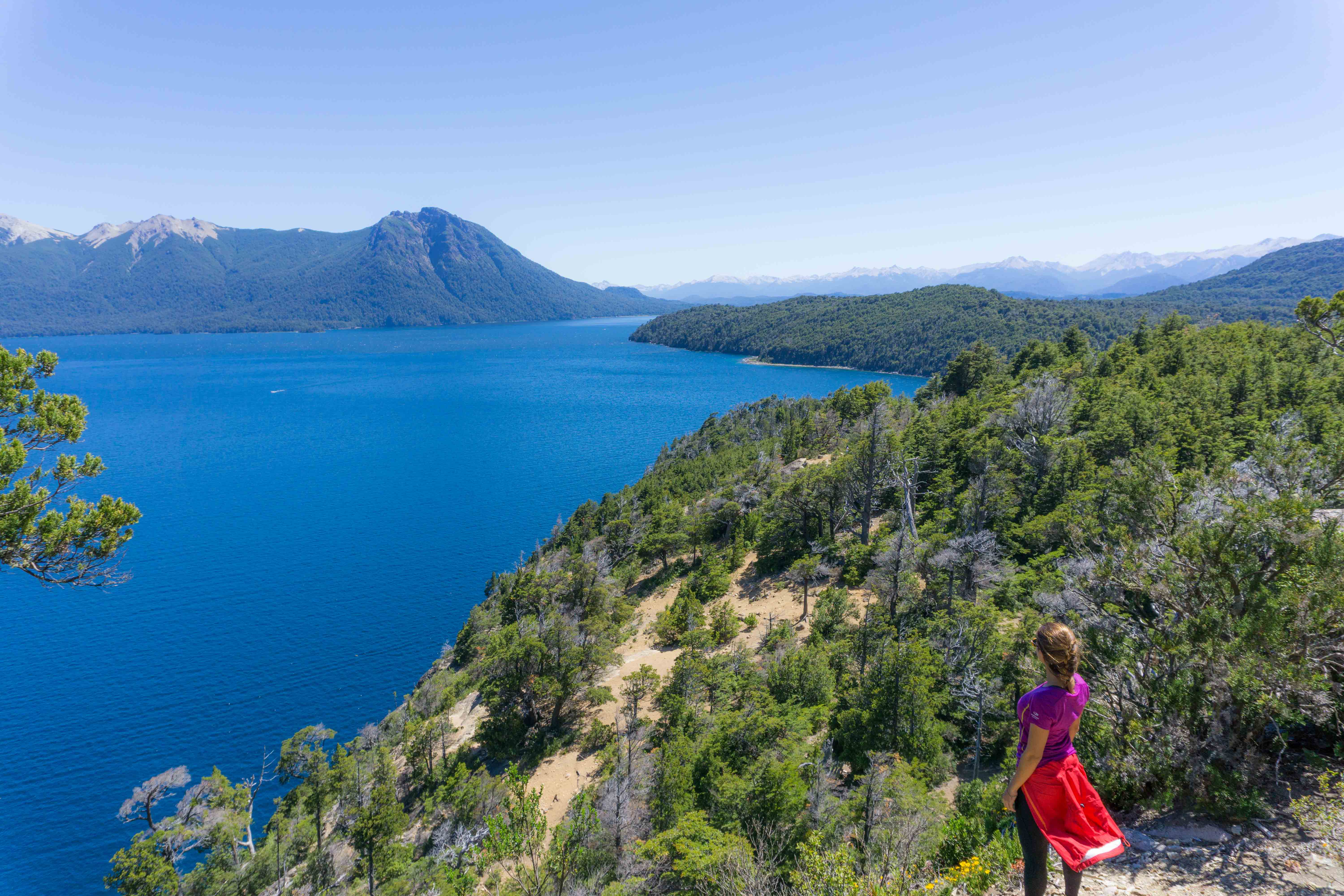 Visual de Bariloche no verão