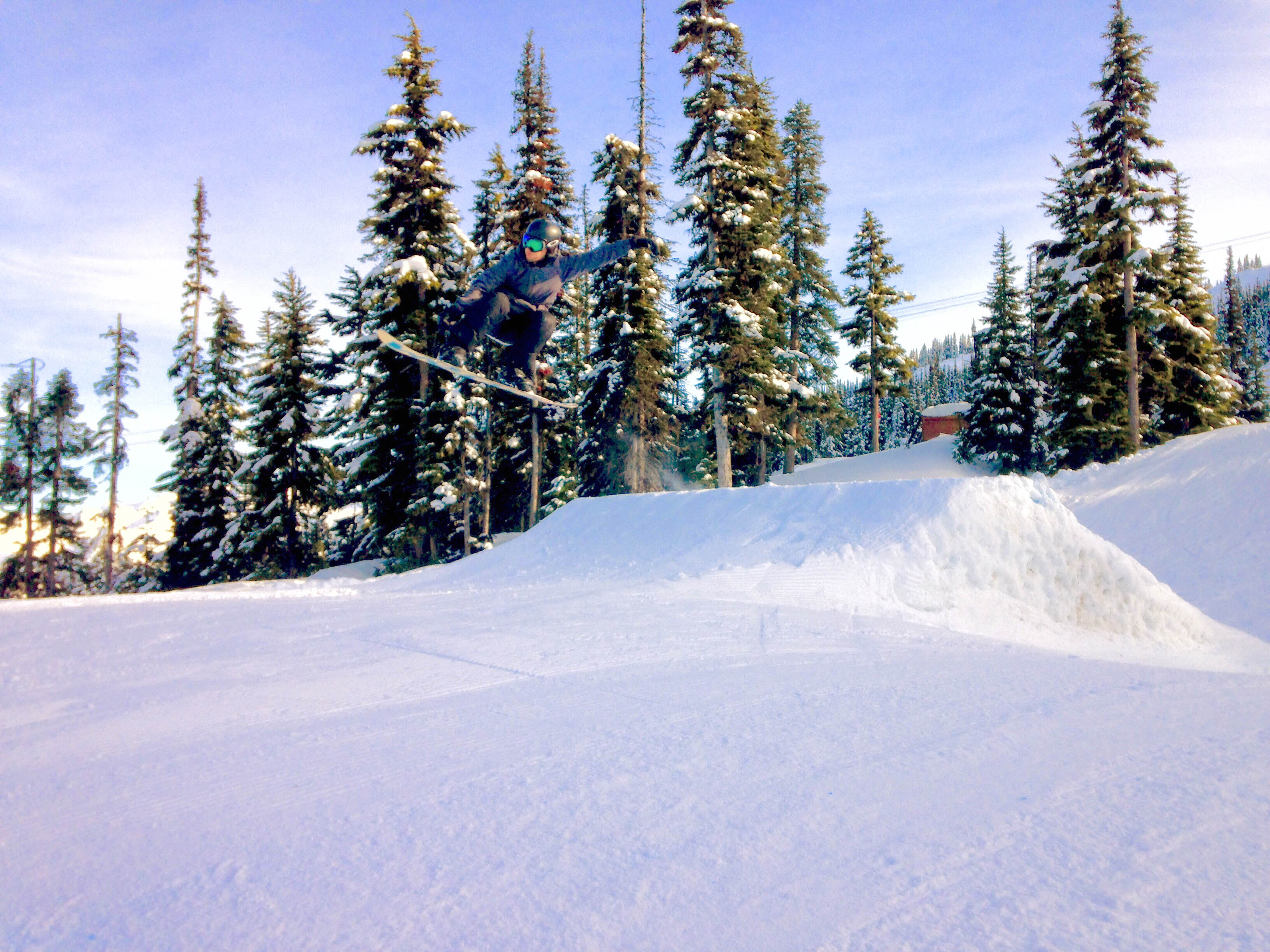 Foto de um salto em Whistler