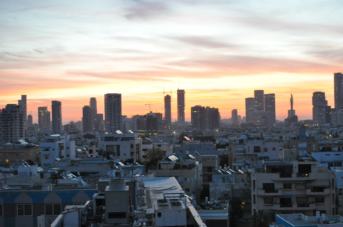 nascer do sol em tel aviv