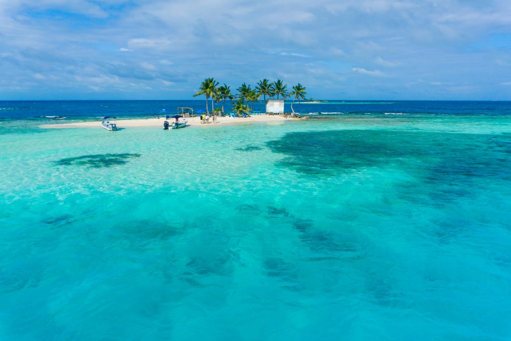 ilha para mergulho em Belize