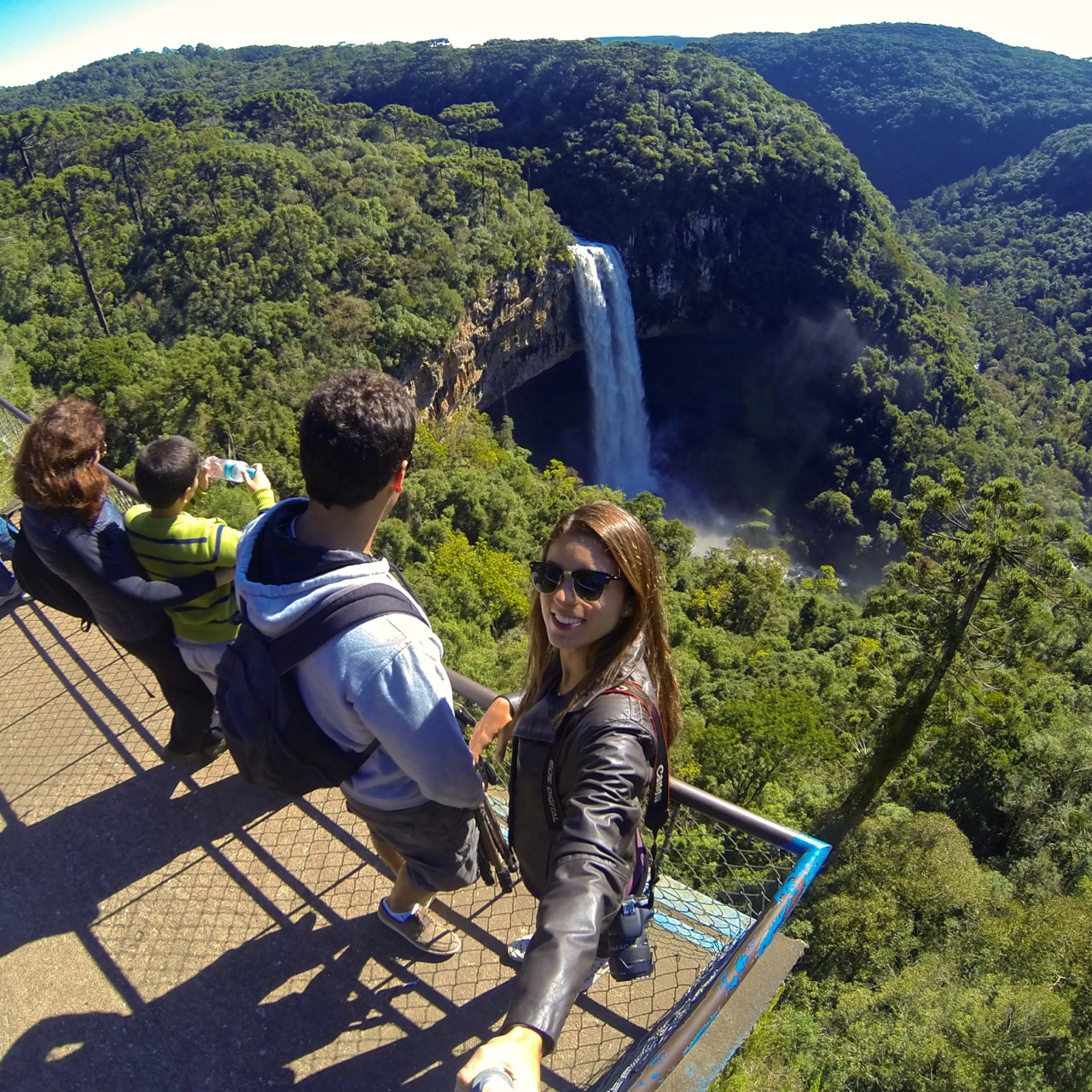 cachoeira do parque do caracol em gramado