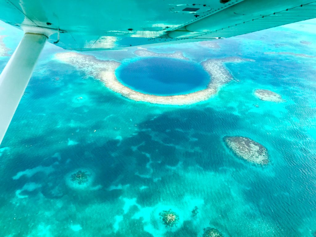 bluehole visto de cima