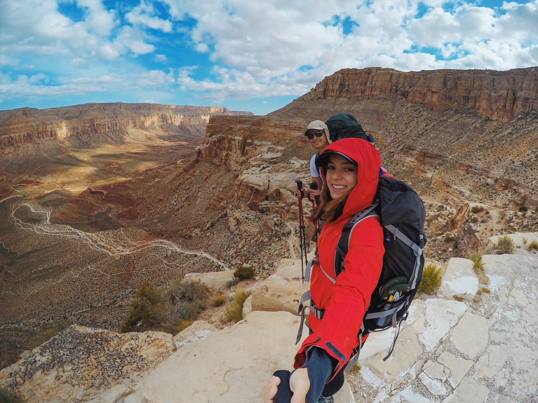 Início da trilha pra Havasu Falls