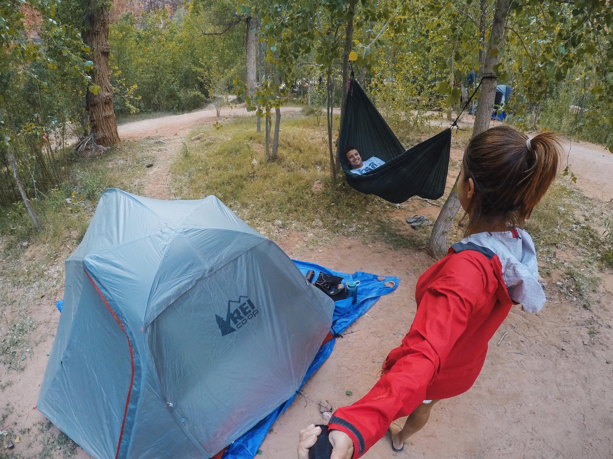 camping na Havasu Falls