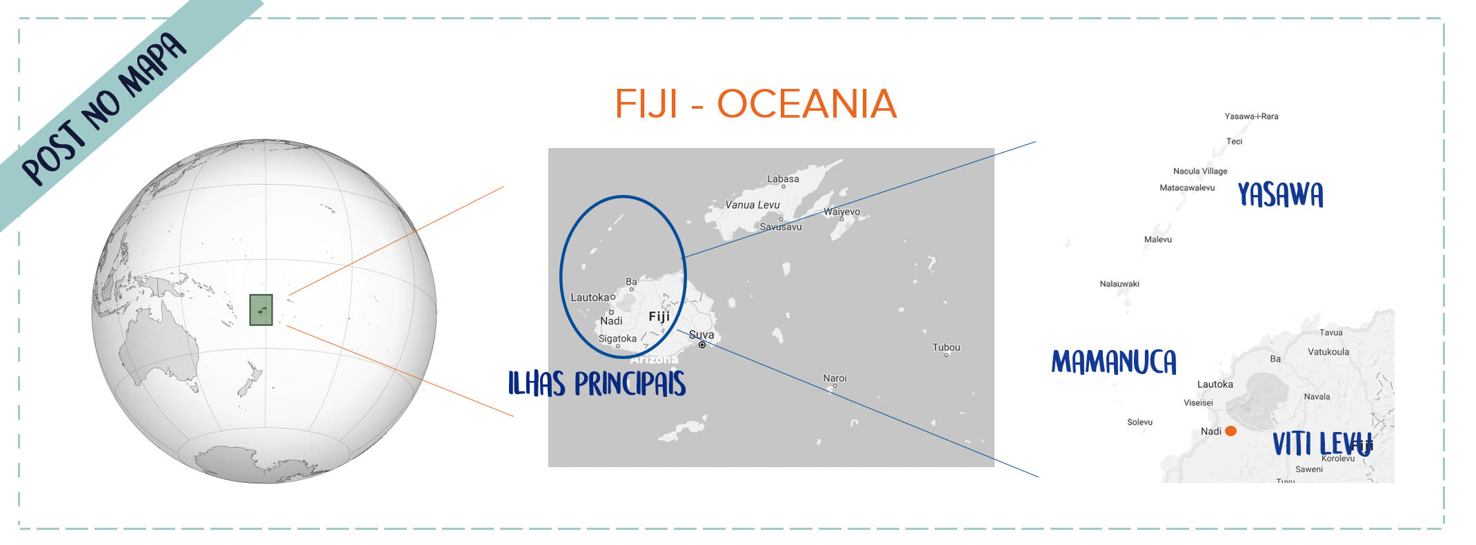 fiji no mapa