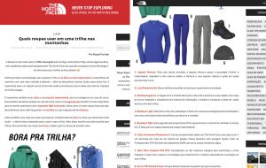 VamosPraOnde no blog da The North face post 2