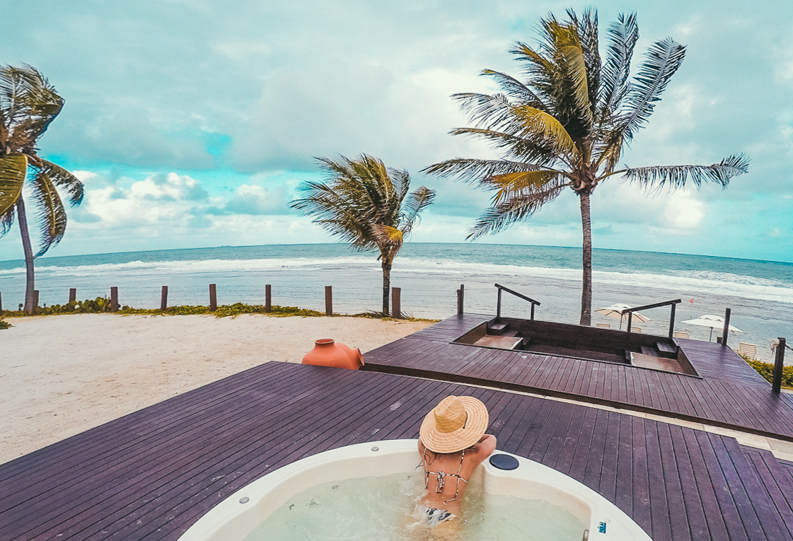 jacuzzi no Summerville beach resort