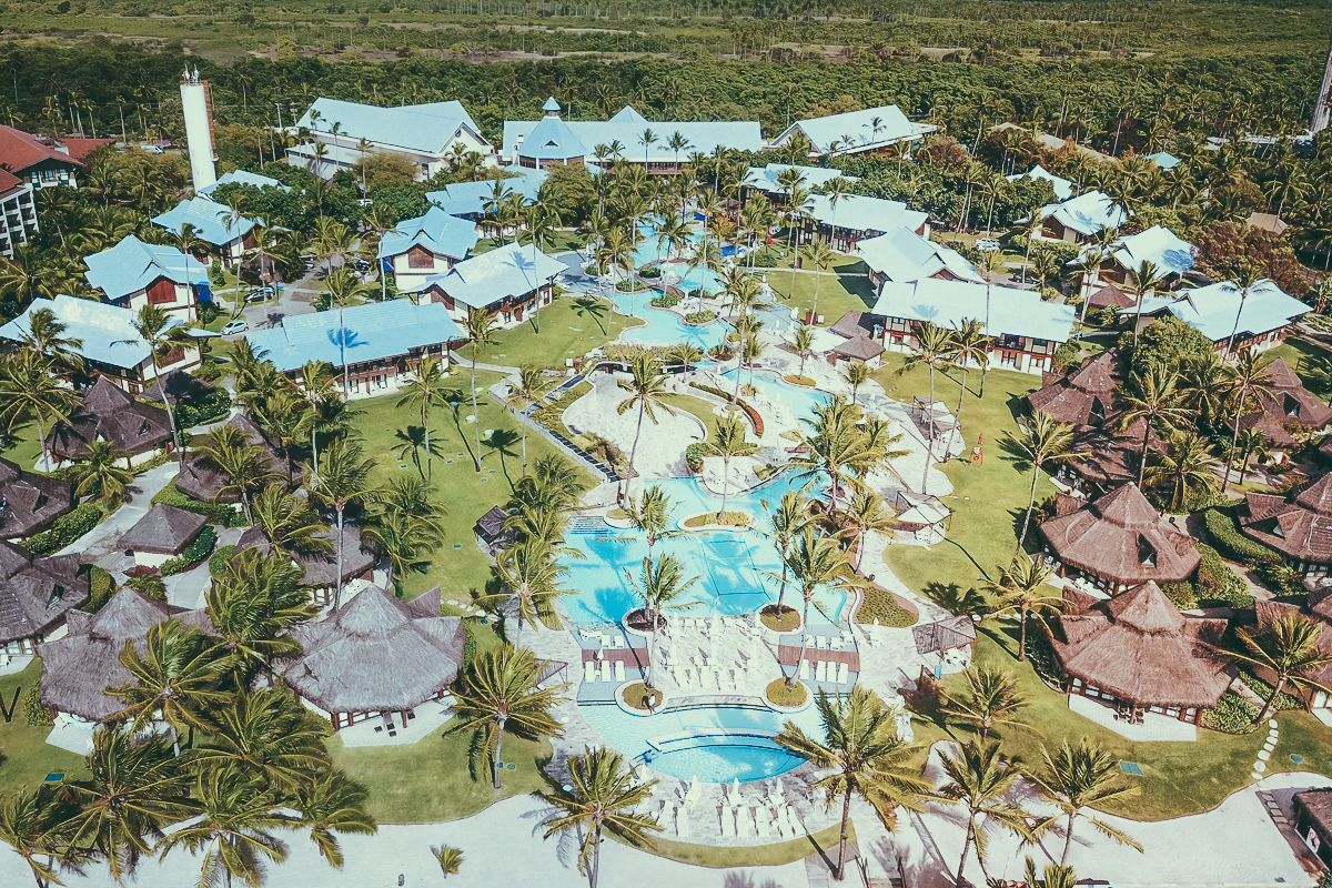 foto aerea do Summerville beach resort