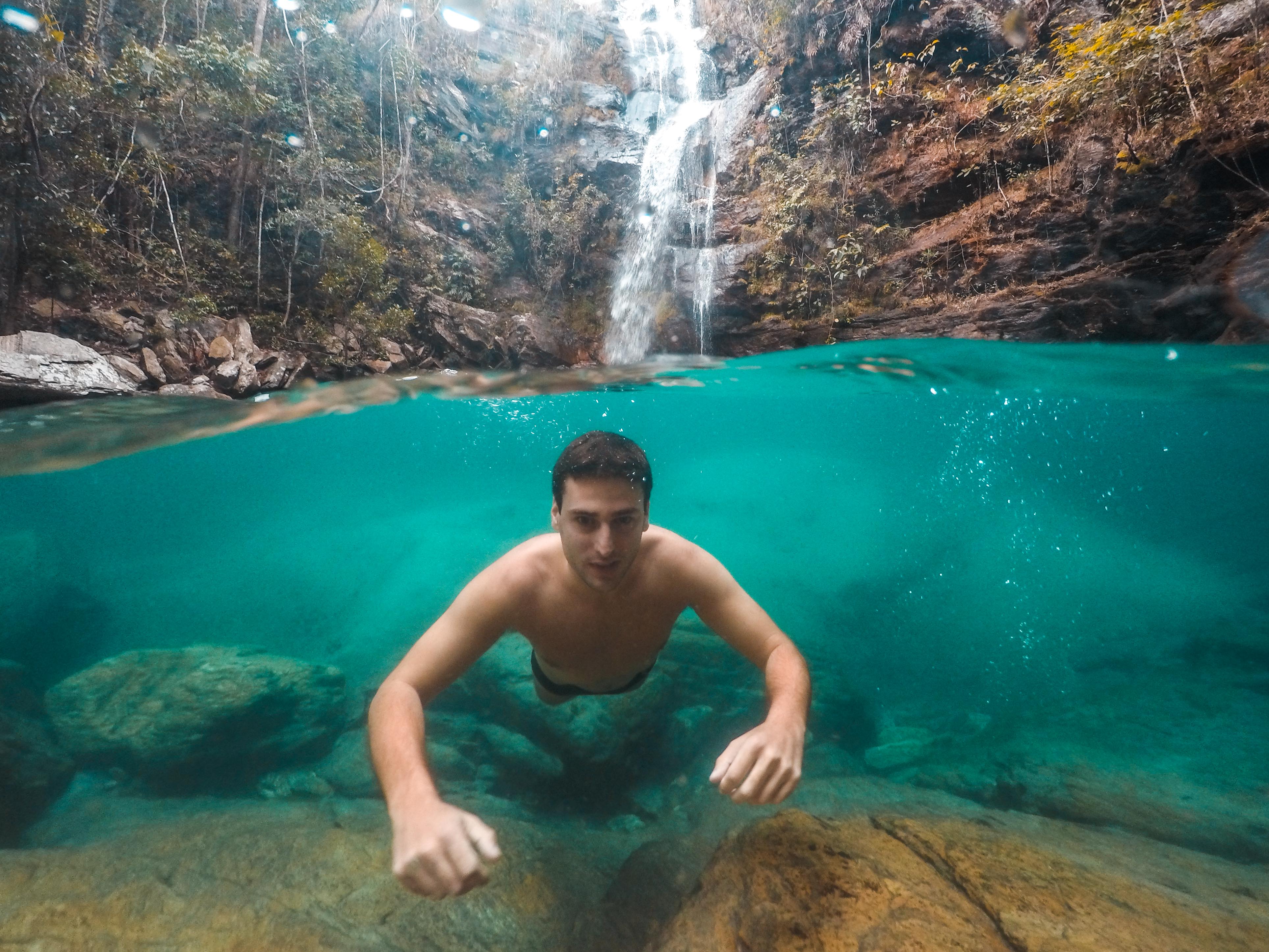 cachoeira Santa Barbara da chapada dos veadeiros