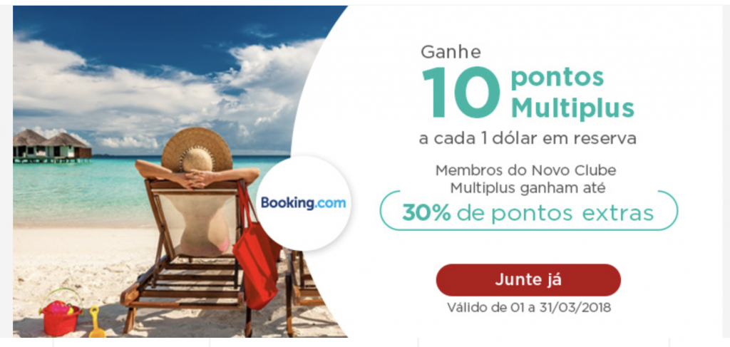 parceiro multiplus: booking