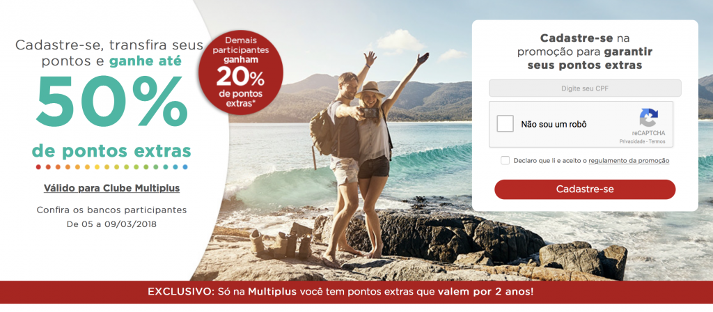 hotsite de promoção da multiplus