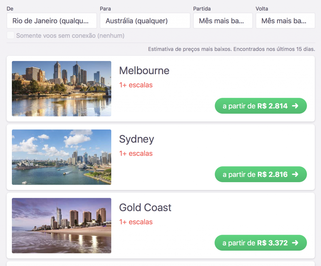 skyscanner pesquisa por país