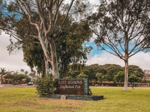 entrada do kate sessions park em La Jolla