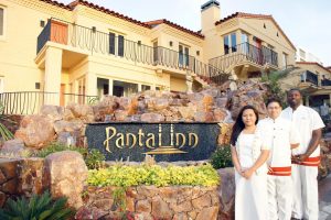 Onde ficar em La Jolla: Pantai Inn (foto da entrada)