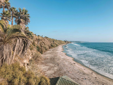 praia em Encinitas