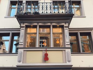 janelas no centro histórico de st gallen