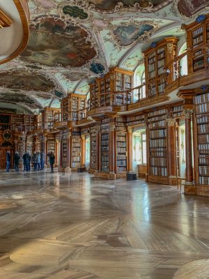 biblioteca de st gallen por dentro