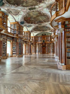 biblioteca de st gallen por dentro