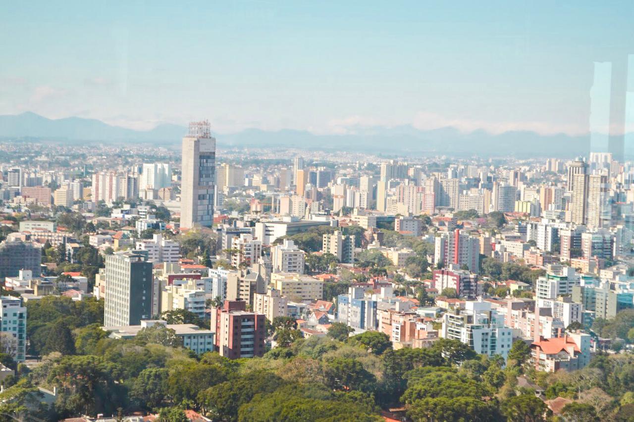 Onde ir em Curitiba -Vista da cidade da Torre Panorâmica da Oi