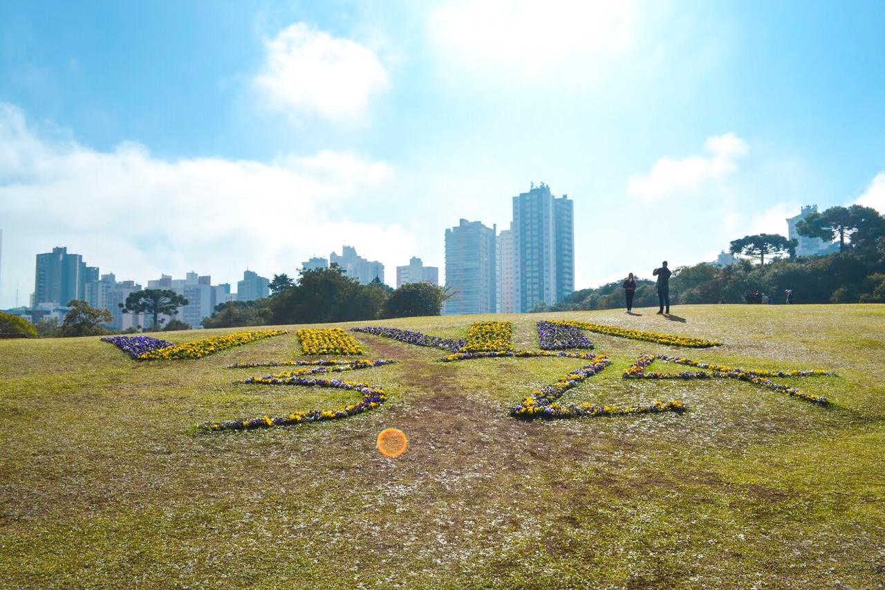 Onde ficar em Curitiba - foto tirada no Jardim Botânico de Curitiba