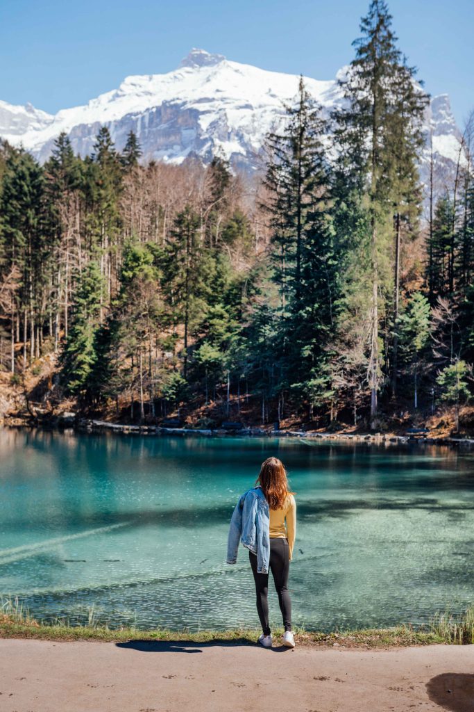 Lago Blausee na Suíça