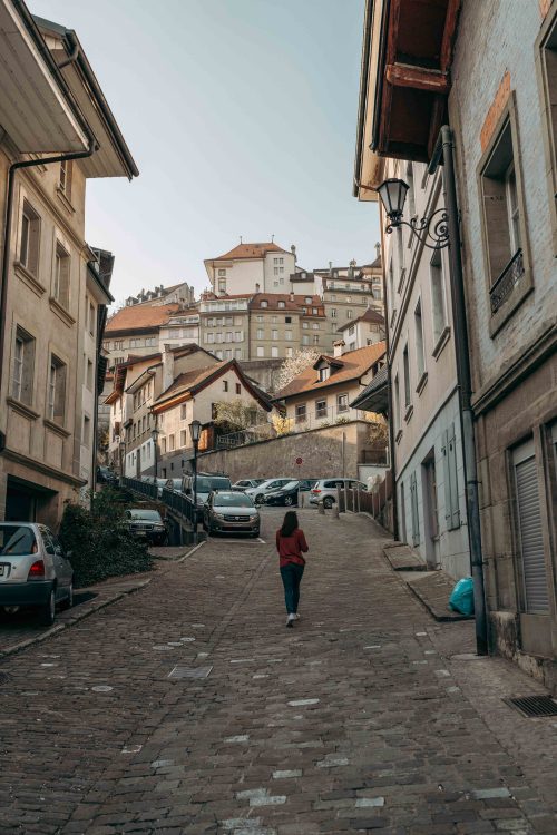 pelas ruas de Fribourg