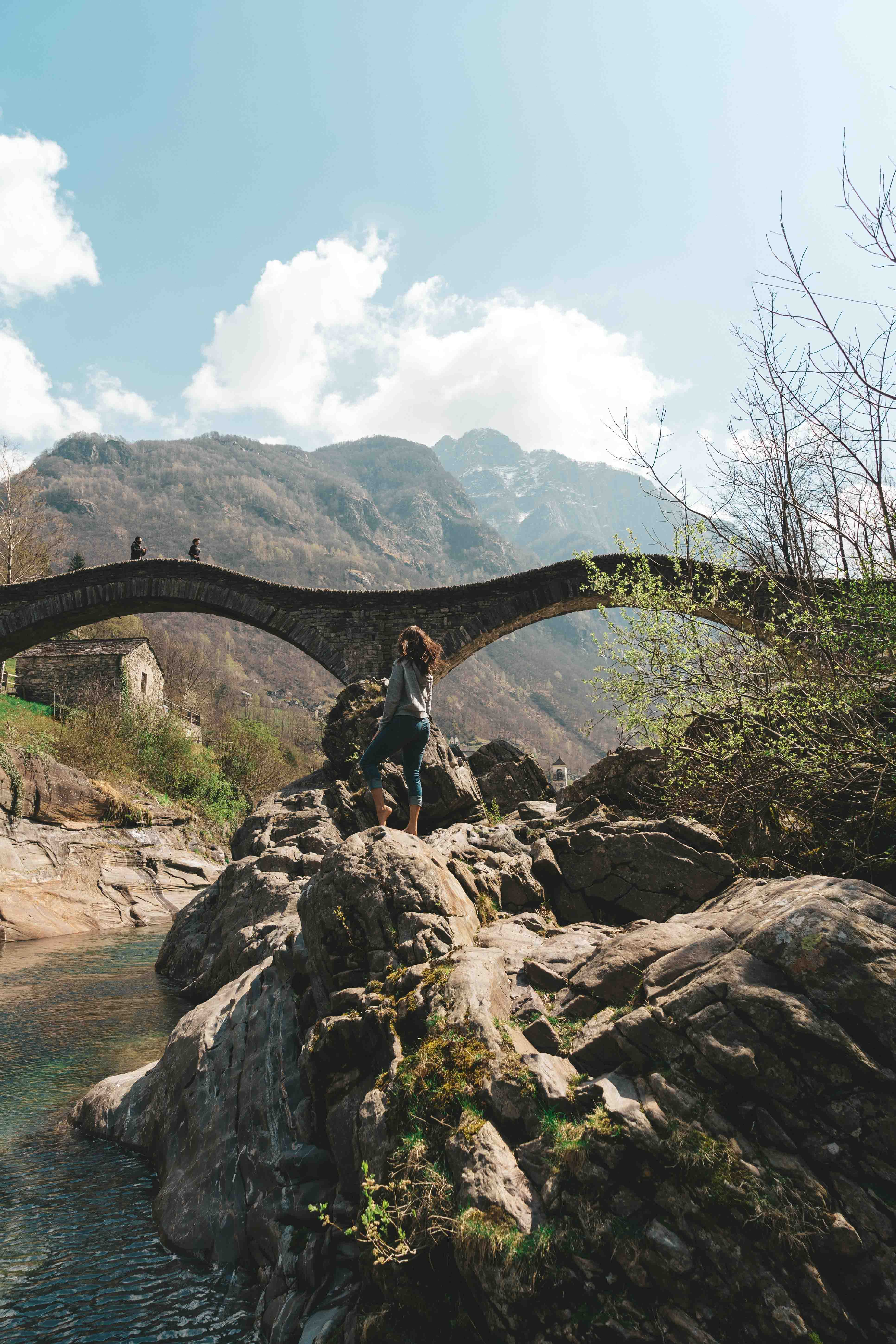 ponte dei salti em verzasca