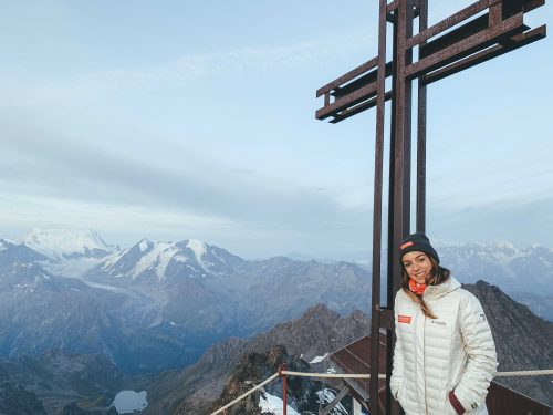 amanhecer no mont Fort Verbier