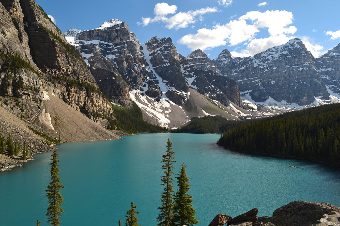 moraine lake nas rochosas canadenses