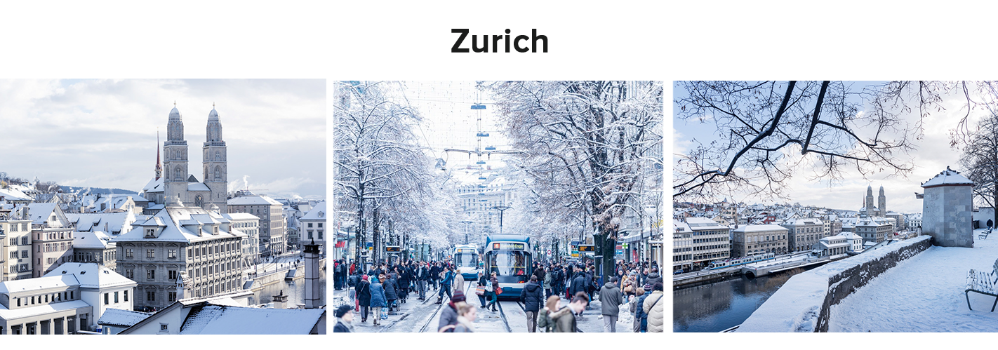 roteiro de inverno na suíça: zurich