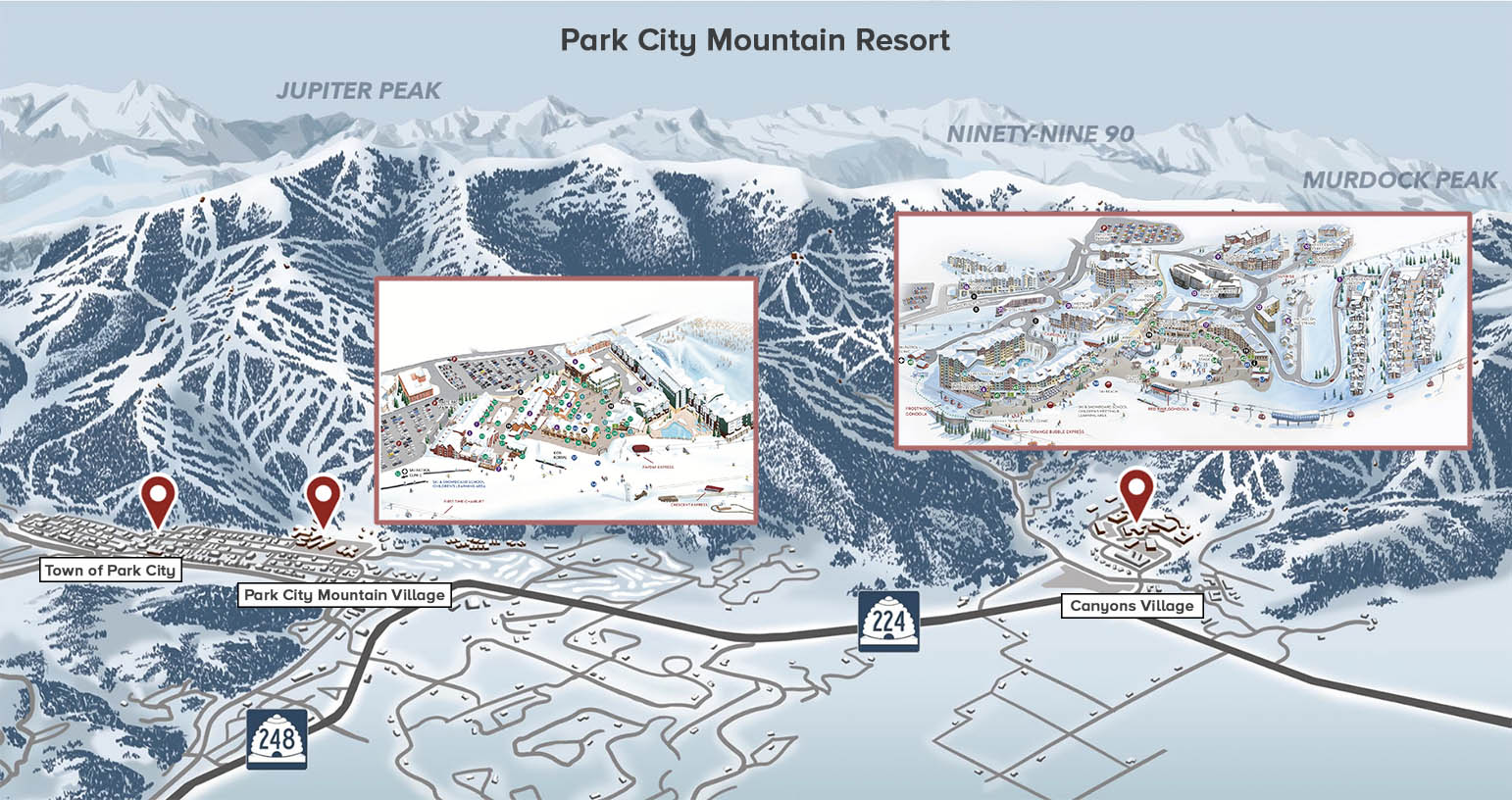 mapa de park city mountain village