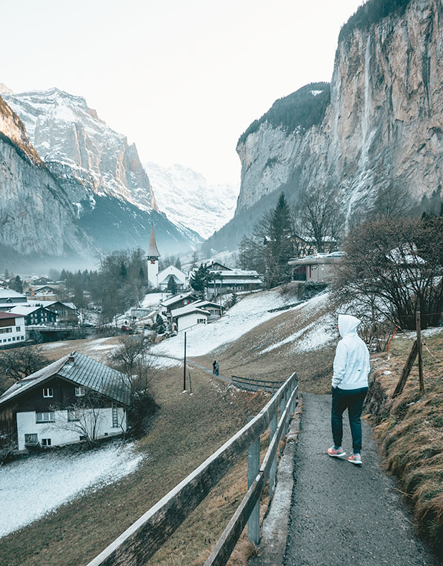 lauterbrunnen com neve