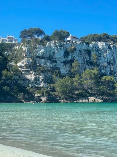 mar turquesa em menorca